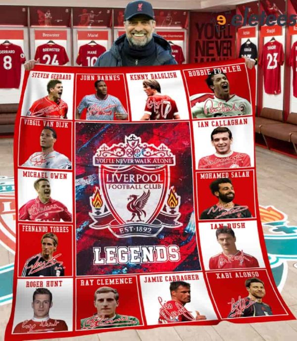You’ll Never Walk Alone Liverpool EST.1892 Legends Blanket