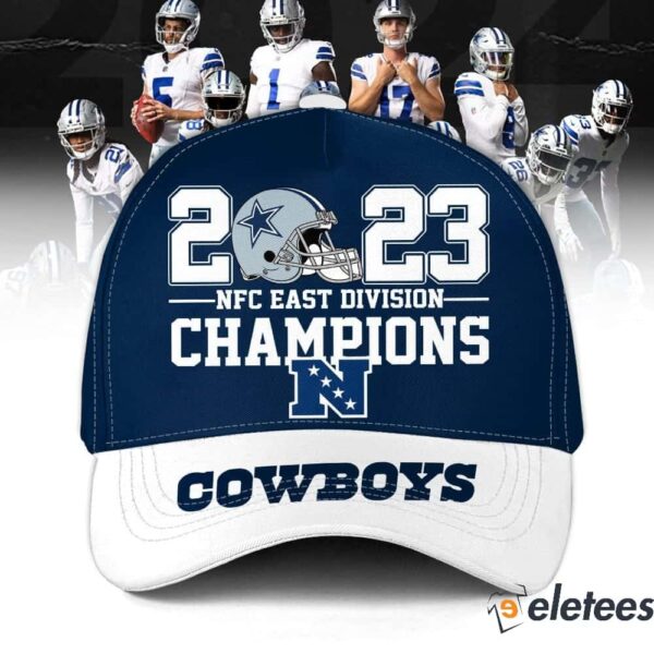 2023 NFC East Champions Cowboys 3d Cap