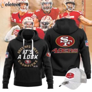 2023 NFC West Champions SF 49ers 3D Hoodie Its A Lock