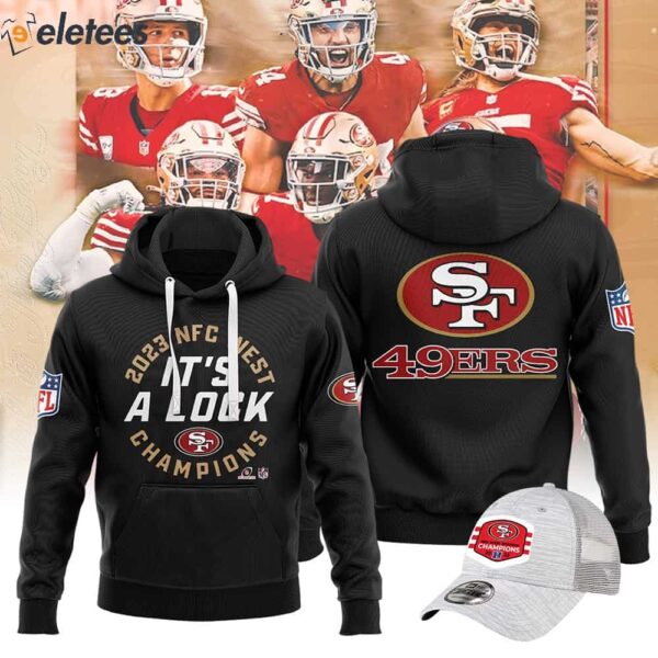 2023 NFC West Champions SF 49ers 3D Hoodie It’s A Lock