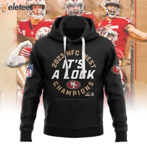 2023 NFC West Champions SF 49ers 3D Hoodie Its A Lock1