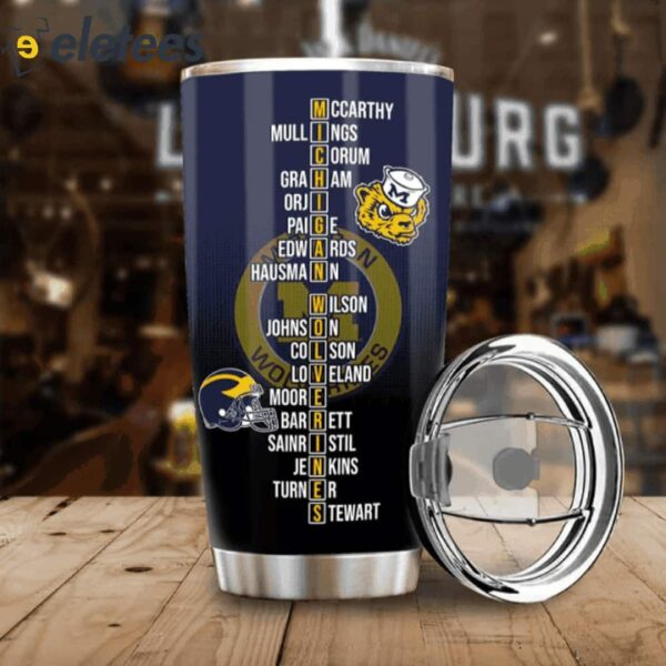 2024 National Champions Michigan Tumbler