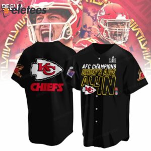 AFC Champions 2023 Chiefs Are All In Baseball Jersey1