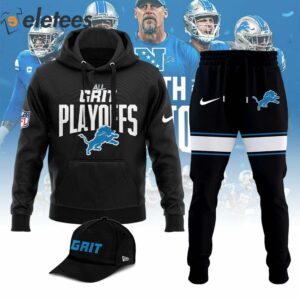 All GRIT PLAYOFF Lions Hoodie