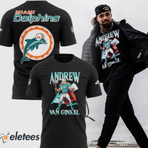 Andrew Van Ginkel Thor Themed Dolphins 3D Shirt