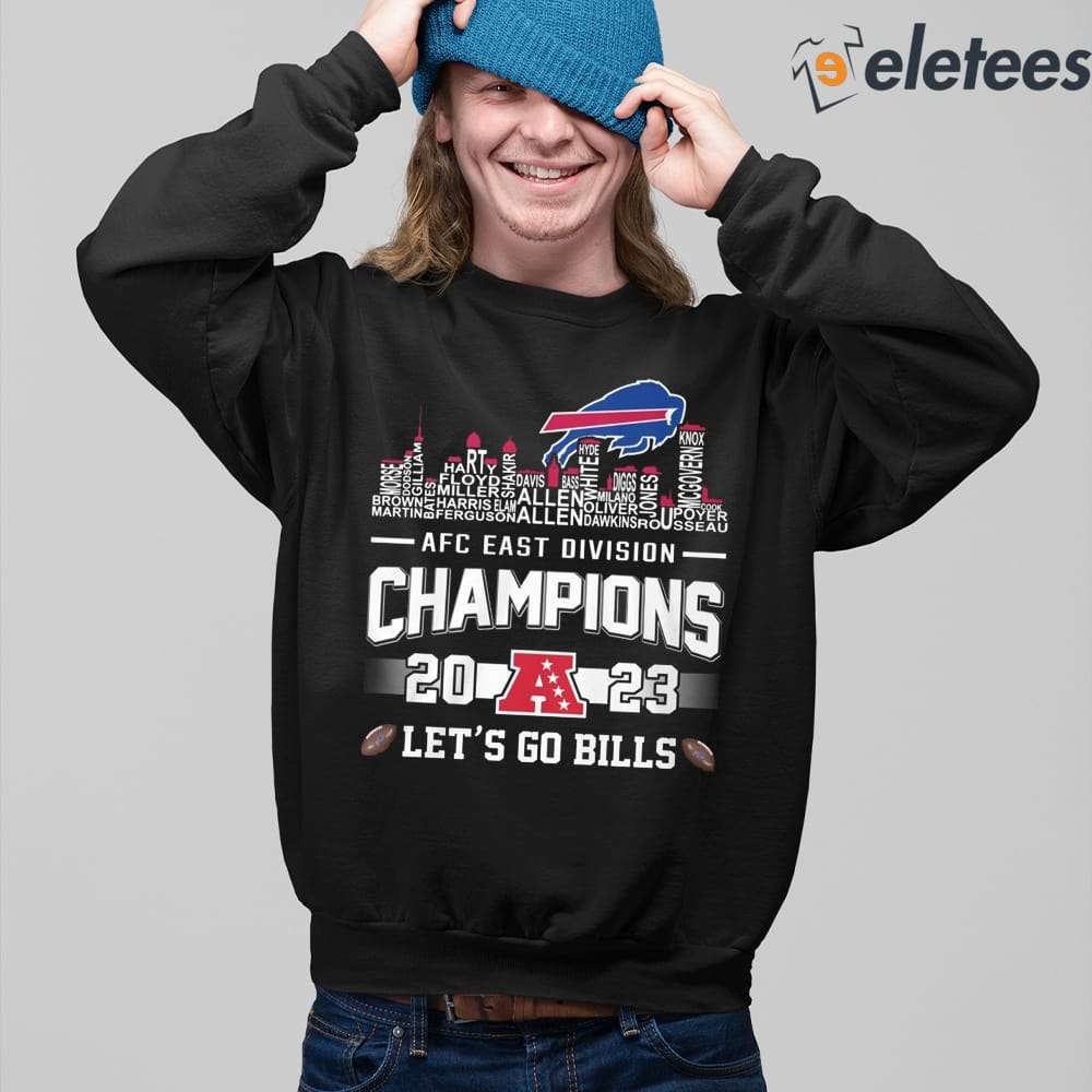 Bills afc outlet east champions sweatshirt