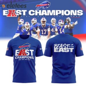 Bills AFC East Champions 2023 3D Shirt Beast Of The East