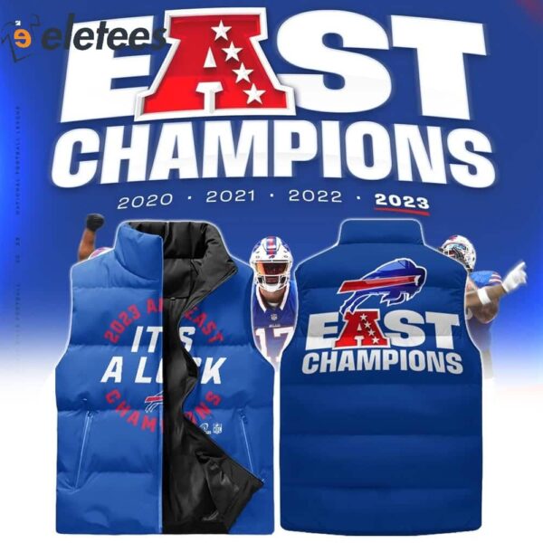 Bills AFC East Champions 2023 Cotton Vest