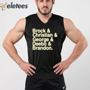 Brock Christian George Deebo on Shirt 5