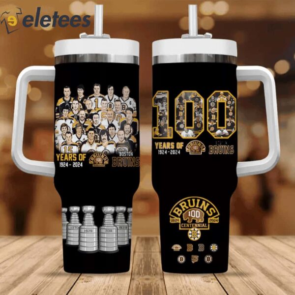 Bruins 100th Years Anniversary 40oz Stanley Tumbler