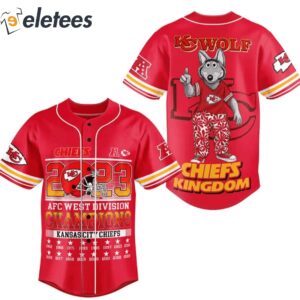 Chiefs 2023 AFC West Division Champions Baseball Jersey2