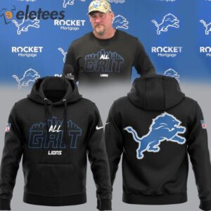 Coach Dan Campbell All Grit Lions Hoodie