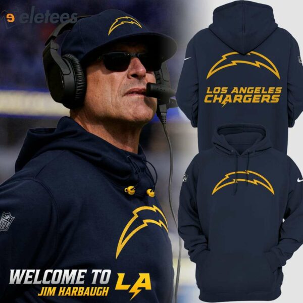 Coach Jim Harbaugh LA Chargers Hoodie