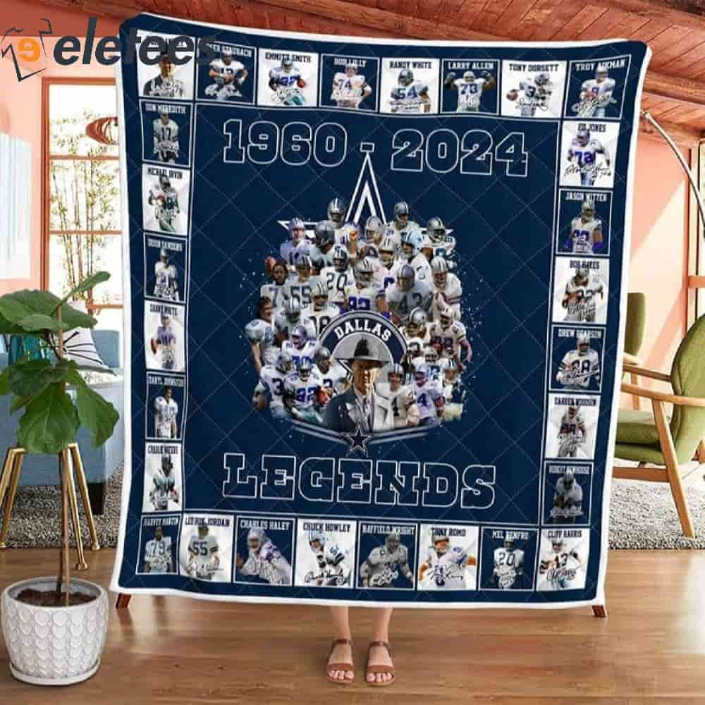 Cowboys 1960 2024 Legend Blanket   Cowboys 1960 2024 Legend Blanket1 