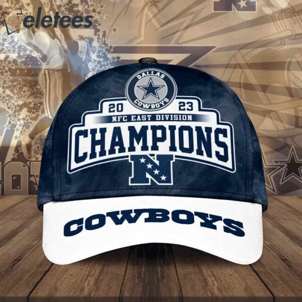 Cowboys NFC East Division Champions 2023 AOP Hat