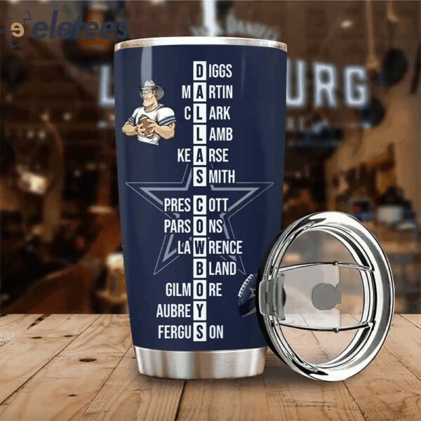 Cowboys NFC East Division Champions 2023 Tumbler