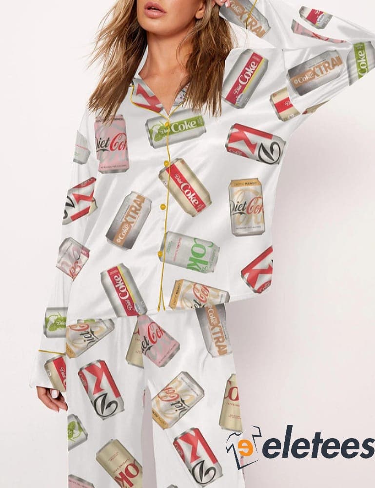 Diet Coke Long Sleeve Pajama Set