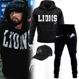 Eminem Lions Hoodie 2023 Playoff