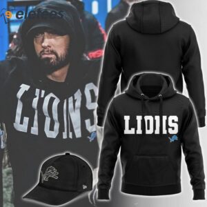 Eminem Lions Hoodie 2023 Playoff2