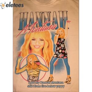 Hannah Montana Five Below Shirt