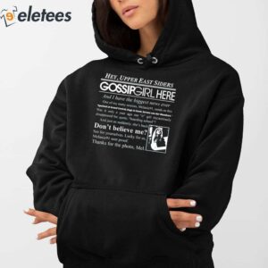 Gossip hot sale girl hoodies