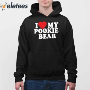 I Love 3 My Pookie Bear Shirt 4