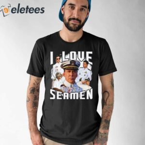 I Love Seaman Vintage Shirt 1