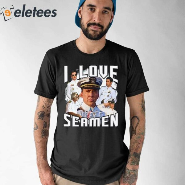 I Love Seaman Vintage Shirt