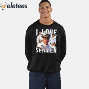 I Love Seaman Vintage Shirt 2