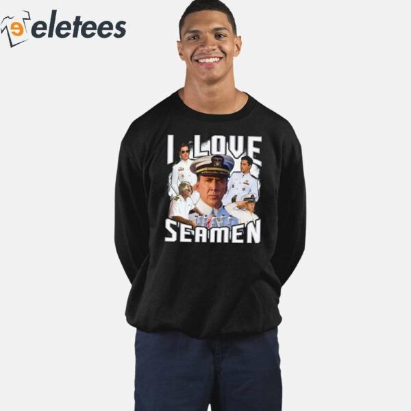 I Love Seaman Vintage Shirt