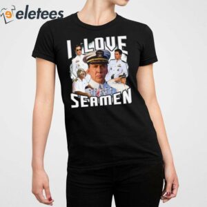 I Love Seaman Vintage Shirt 3