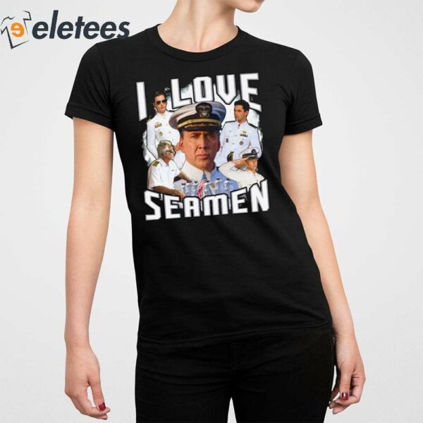 I Love Seaman Vintage Shirt