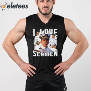 I Love Seaman Vintage Shirt 5