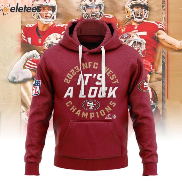 It’s A Lock 2023 NFC West Champions SF 49ers 3D Hoodie