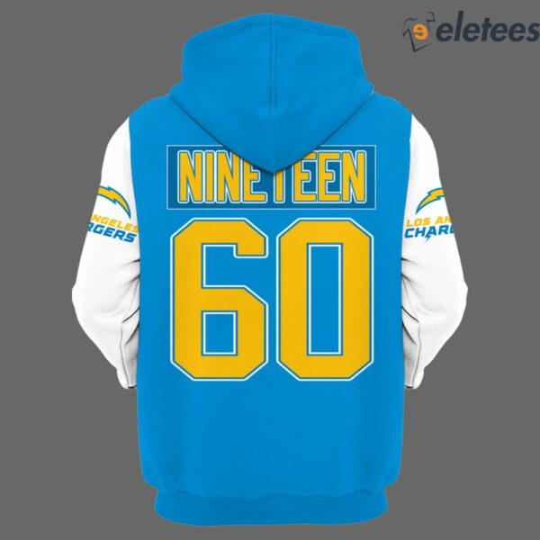 Jim Harbaugh Nineteen LA Chargers Hoodie