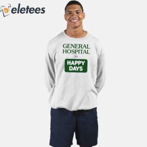 John Stamos General Hospital Vs Happy Days Shirt 4