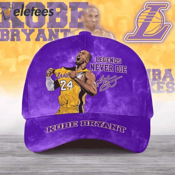 Kobe Bryant Legends Never Die 3D Cap