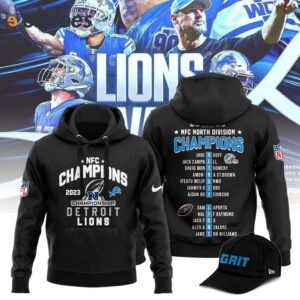 Lions 2023 NFC Championship Hoodie Jogger Combo 2