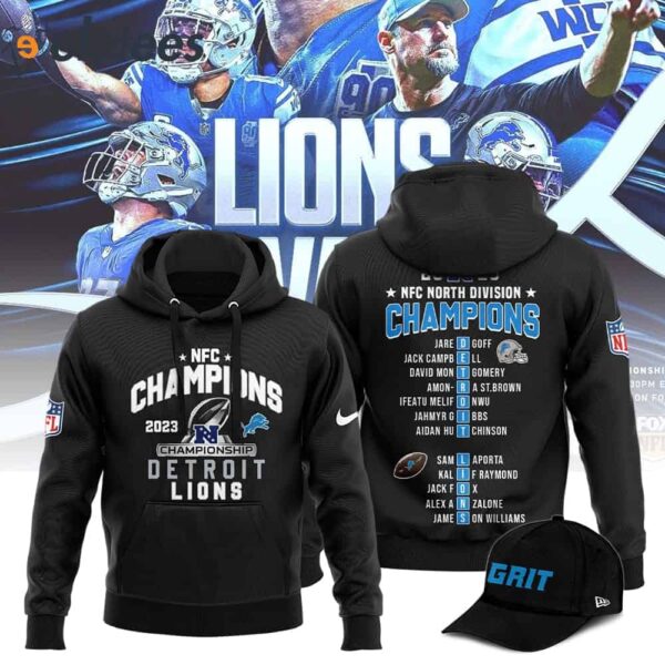 Lions 2023 NFC Championship Hoodie Jogger Combo