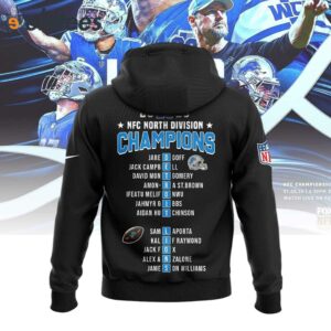 Lions 2023 NFC Championship Hoodie Jogger Combo 4