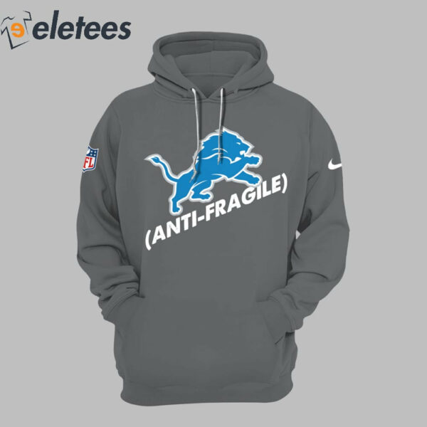 Lions Coach Dan Campbell Anti-Fragile 3D Hoodie