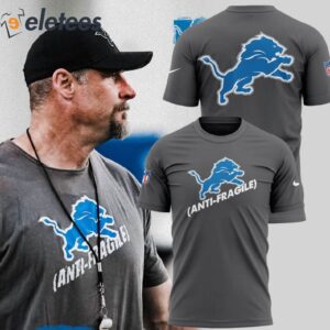 Lions Coach Dan Campbell Anti Fragile 3D Hoodie3