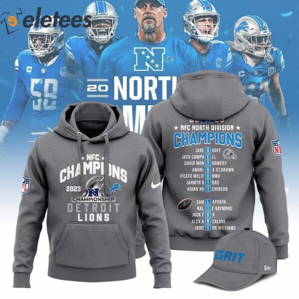 Lions Hoodie Jogger Combo 2023 NFC Championship