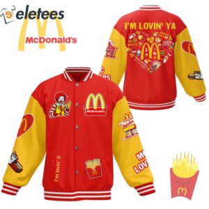 McDonald’s I’m Lovin’ Ya Baseball Jacket