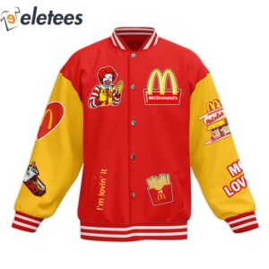 McDonalds Im Lovin Ya Baseball Jacket1