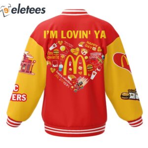 McDonalds Im Lovin Ya Baseball Jacket2