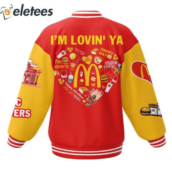 McDonald’s I’m Lovin’ Ya Baseball Jacket