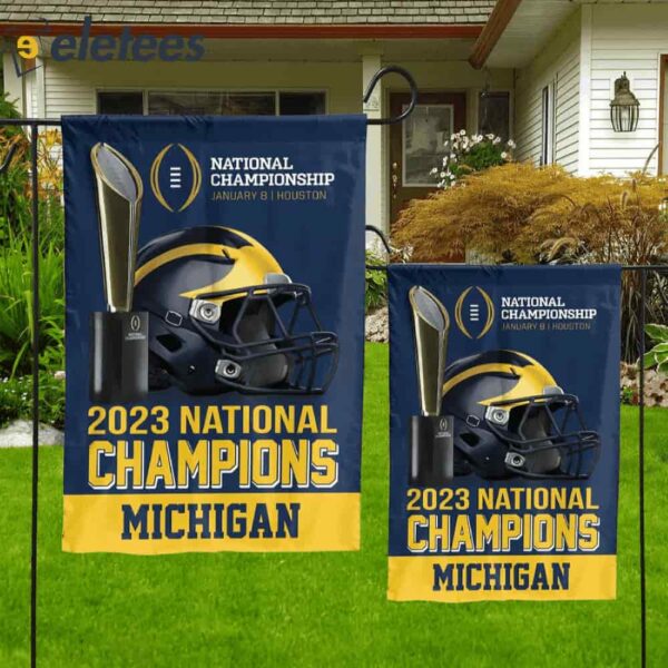 Michigan 2023 National Champions Flag