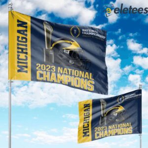 Michigan 2023 National Champions Flag2