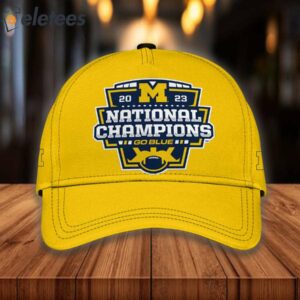 Michigan 2023 National Champions Logo Go Blue 3D Sweatshirt Combo 2